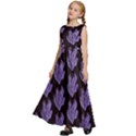 Black Seaweed Kids  Satin Sleeveless Maxi Dress View2