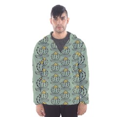 Cactus Green Men s Hooded Windbreaker by ConteMonfrey