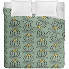 Cactus Green Duvet Cover Double Side (king Size) by ConteMonfrey