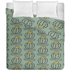 Cactus Green Duvet Cover Double Side (california King Size) by ConteMonfrey