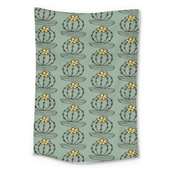 Cactus Green Large Tapestry by ConteMonfrey