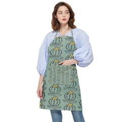 Cactus Green Pocket Apron by ConteMonfrey