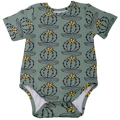 Cactus Green Baby Short Sleeve Onesie Bodysuit by ConteMonfrey