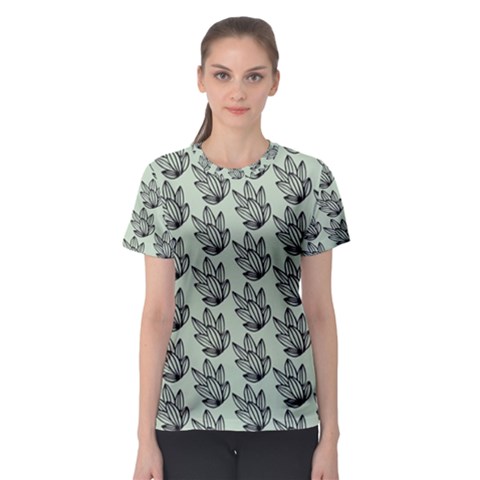 Cactus Lines Women s Sport Mesh Tee by ConteMonfrey