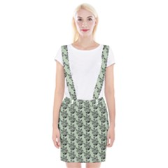 Cactus Lines Braces Suspender Skirt by ConteMonfrey