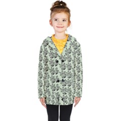 Cactus Lines Kids  Double Breasted Button Coat by ConteMonfrey