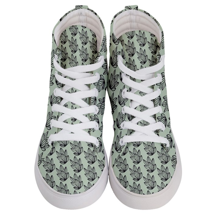 Cactus Lines Women s Hi-Top Skate Sneakers