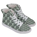 Cactus Lines Women s Hi-Top Skate Sneakers View3