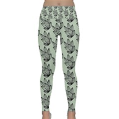 Cactus Lines Lightweight Velour Classic Yoga Leggings by ConteMonfrey