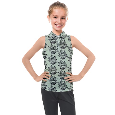 Cactus Lines Kids  Sleeveless Polo Tee by ConteMonfrey