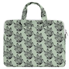 Cactus Lines Macbook Pro 13  Double Pocket Laptop Bag by ConteMonfrey