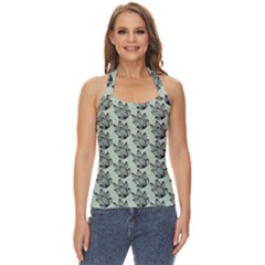 Cactus Lines Basic Halter Top by ConteMonfrey