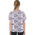 Lovely Cactus With Flower V-Neck Dolman Drape Top View2