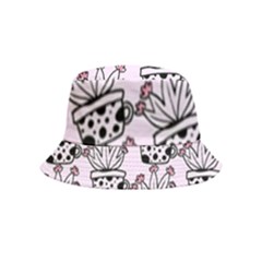 Lovely Cactus With Flower Inside Out Bucket Hat (kids) by ConteMonfrey