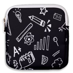 Knowledge Drawing Education Science Mini Square Pouch by Wegoenart