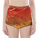 Music Notes Melody Note Sound High-Waisted Bikini Bottoms View1