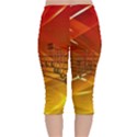 Music Notes Melody Note Sound Velvet Capri Leggings  View2