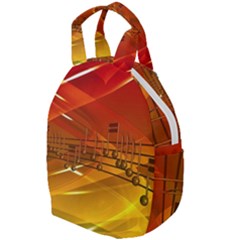 Music Notes Melody Note Sound Travel Backpacks by Wegoenart