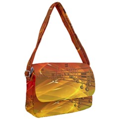 Music Notes Melody Note Sound Courier Bag by Wegoenart