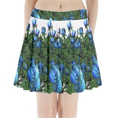 Flower Roses Rose Nature Bouquet Pleated Mini Skirt by Wegoenart