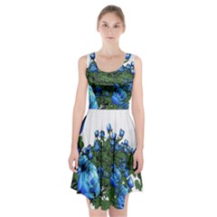 Flower Roses Rose Nature Bouquet Racerback Midi Dress by Wegoenart