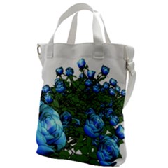 Flower Roses Rose Nature Bouquet Canvas Messenger Bag by Wegoenart