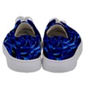 Blue Rose Flower Plant Romance Kids  Low Top Canvas Sneakers View4