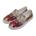 New York Skyline Manhattan City Women s Canvas Slip Ons View2