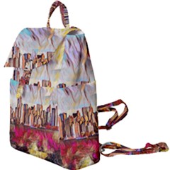 New York Skyline Manhattan City Buckle Everyday Backpack by Wegoenart