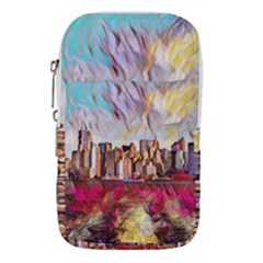 New York Skyline Manhattan City Waist Pouch (small) by Wegoenart