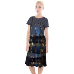 New York Night Central Park Skyscrapers Skyline Camis Fishtail Dress by Wegoenart