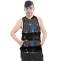 New York Night Central Park Skyscrapers Skyline Men s Sleeveless Hoodie View1