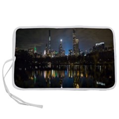 New York Night Central Park Skyscrapers Skyline Pen Storage Case (s) by Wegoenart