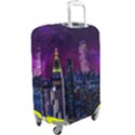 New York Manhattan Skyline Cityscape Downtown Luggage Cover (Large) View2