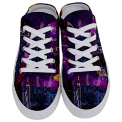 New York Manhattan Skyline Cityscape Downtown Half Slippers by Wegoenart