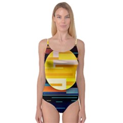 Background Abstract Horizon Camisole Leotard  by Ravend