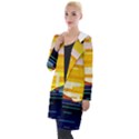 Background Abstract Horizon Hooded Pocket Cardigan View1