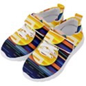 Background Abstract Horizon Kids  Velcro Strap Shoes View2