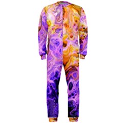 Conceptual Abstract Painting Acrylic Onepiece Jumpsuit (men) by Ravend