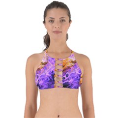 Conceptual Abstract Painting Acrylic Perfectly Cut Out Bikini Top by Ravend