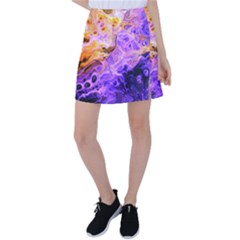 Conceptual Abstract Painting Acrylic Tennis Skirt by Ravend