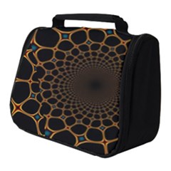 Fractal Abstract Web Art Digital Full Print Travel Pouch (Small)