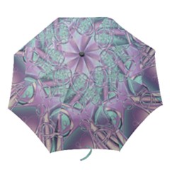 Illustration Fractal Pattern Modern Art Digital Folding Umbrellas by Ravend