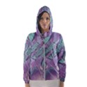 Illustration Fractal Pattern Modern art Digital Women s Hooded Windbreaker View1