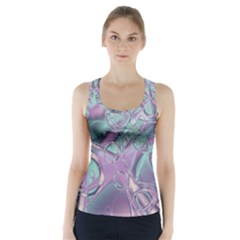 Illustration Fractal Pattern Modern Art Digital Racer Back Sports Top by Ravend