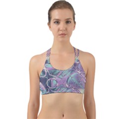 Illustration Fractal Pattern Modern Art Digital Back Web Sports Bra by Ravend