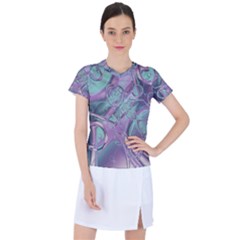 Illustration Fractal Pattern Modern Art Digital Women s Sports Top by Ravend