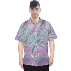 Illustration Fractal Pattern Modern Art Digital Men s Hawaii Shirt