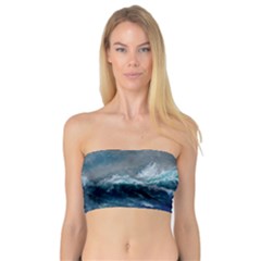 Waves Sea Sky Wave Bandeau Top by Ravend