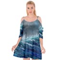 Waves Sea Sky Wave Cutout Spaghetti Strap Chiffon Dress View1